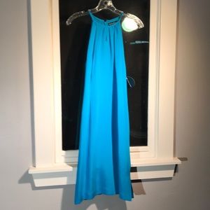 Beautiful blue silk dress